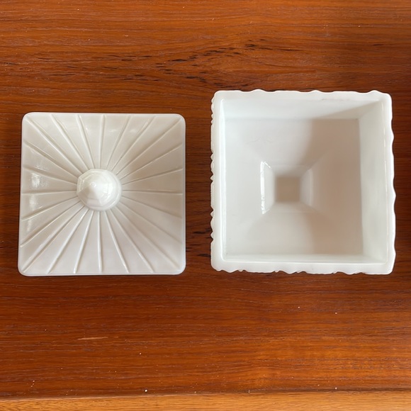 VTG Milk Glass Candy/Compote Dish - Picture 4 of 6
